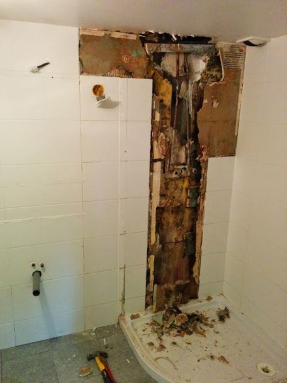 Rénovation salle de bain avec douche